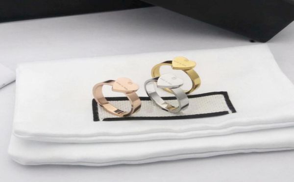 

europe america style ring men lady women titanium steel engraved g letter heart lovers rings size69 twinkle4158519, Silver