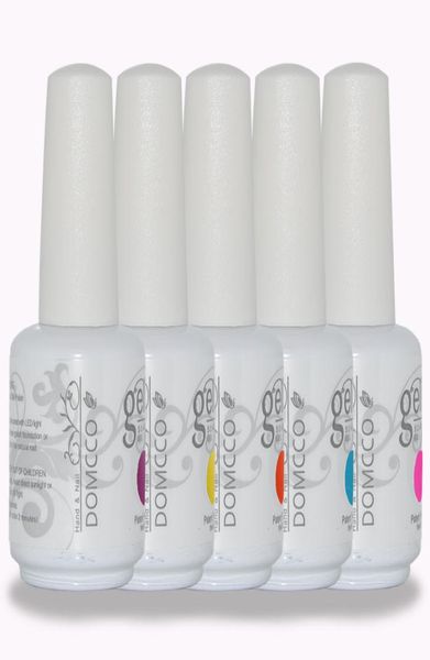 

500pcslot domcco last long soak off led uv gel polish nail art9371454, Red;pink