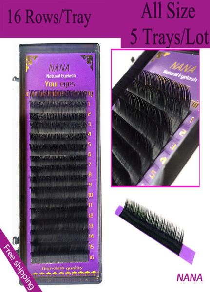 

whole 007025 jbdc 715mm natural eyelashes extension mink eyelashes 5pcs individual eyelash6275916