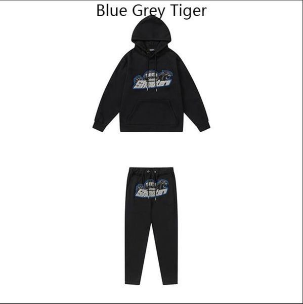 

style trapstar tracksuit classic chest letter towel embroidery hoodie and pant trapstars london tracksuits hoodies designer, Black