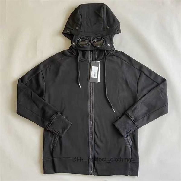 

cp jacket men's sweatshirts hooded windproof storm fashion hoodie zip coat men k9do compagnie cp ko8i, Black;brown
