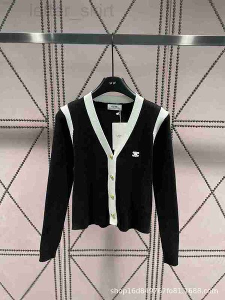

women's hoodies & sweatshirts designer c23 early autumn new colored casual knit letter small logo fashion versatile slim gk9q, Black