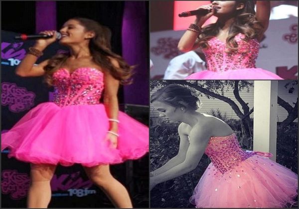 

short beads homecoming dresses 2018 new sweetheart corset with crystal tiers tulle mini cocktail gowns 15 girl prom party wear8146785, Blue;pink