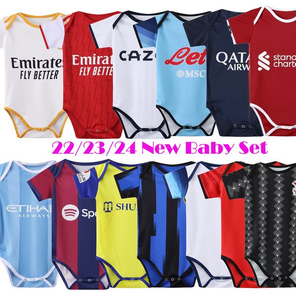 

22 23 real baby soccer jersey 23 24 psgs madrid barcelona man rashford sancho home football kids kit 9-18 months shirt, Black;yellow