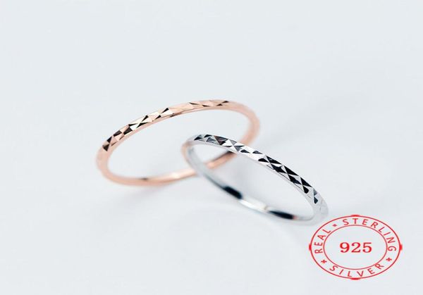 

genuine 925 sterling silver thin ring gypsophila simple female stamped s925 jewelry gift to girls china whole lat9338528