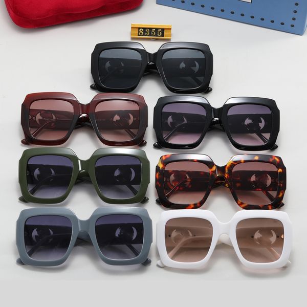 

Luxury Sunglasses for Women Top sun glasses Uv400 Polarized Plated Fashion Frame Brand Retro Goggle Highly Quality 7 Color Optional With Box
