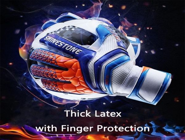 

sports gloves youth soccer goalie goalkeeper football kids with finger protection menwomenboysgirls goalkeeping 2210269432479, Black