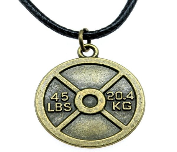 

wysiwyg 5 pieces leather chain necklaces pendants choker collar women necklace jewelry weightlifting weight film 28x24mm n6a127463896597, Golden;silver