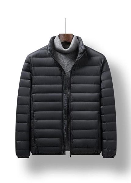 

lightweight parkas waterresistant packable puffer jacket men regular fit fashion warm autumn winter coats82404312602397, Black