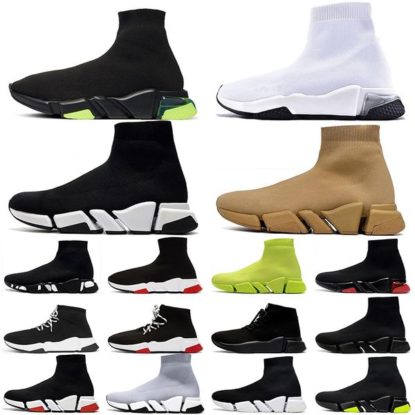 

designer sock shoes men women casual shoes triple s platform sneakers speed trainers 1.0 2.0 black white red beige blue pink fashion outdoor