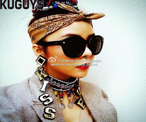 

kuguys jewelry acrylic gold tassel dangle earrings for womens pendientes fashion oorbellen hiphop quotlove kissquot long drop 1052980, Silver