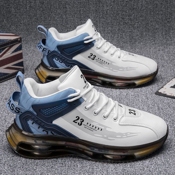 

dress shoes men sneakers running boots fashion outdoor jogging sports shoes breathable footwear basketball shoes for men zapatillas hombre 2, Black