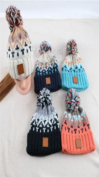 

carh women knitted caps outdoor hats beanies visor cap hats winter warm travel hat casual headgear patchwork7219567, Black;white