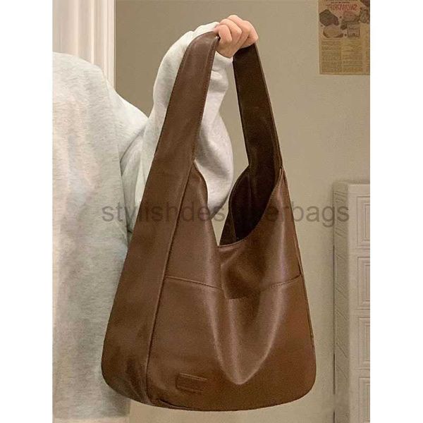 

shoulder bags baobao women's 2023 new high capacity shoulder bag women's fashion soft leather commuter tote bag college student cl