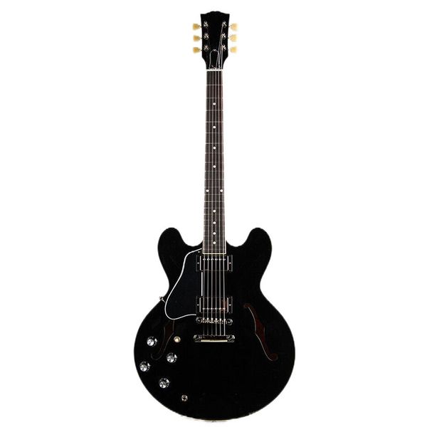 

e s 335 left hand vintage ebony s n 212720132 electric guitar as same of the pictures