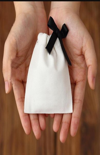 

cotton ribbon drawstring bag 8x10cm 9x12cm 10x15cm 13x17cm pack of 50 soap makeup jewelry gift packaging pouch7967280, Pink;blue