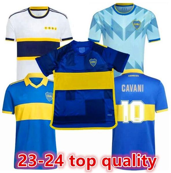 

2023/24 boca juniors cavani soccer jerseys janson zeballos 2023/24 benedetto maradona medina varela home away third football shirt men kids, Black;yellow