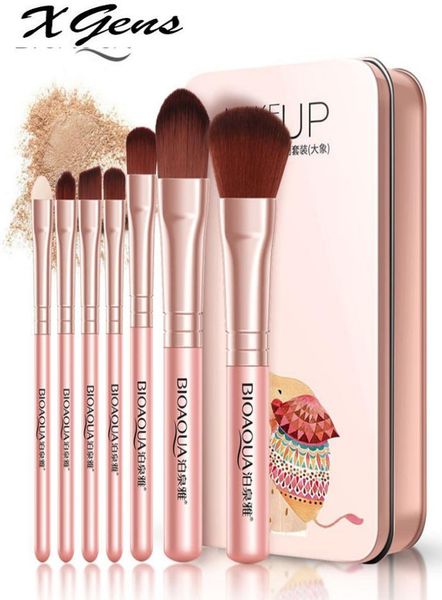 

7pcsset pro women facial makeup brushes set face cosmetic beauty eye shadow foundation blush brush make up brush tool9792759