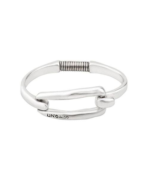 

2020 new authentic bracelet tied friendship bracelets uno de 50 plated jewelry fits european style gift for women whole pul1722558137, Golden;silver