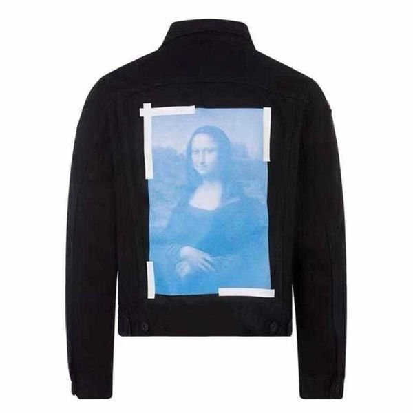 

50% off mens denim jacket designer jacket offs jackets fashion men women casual coats hip hop long sleeve man clothing outerwear cafw, Black;brown