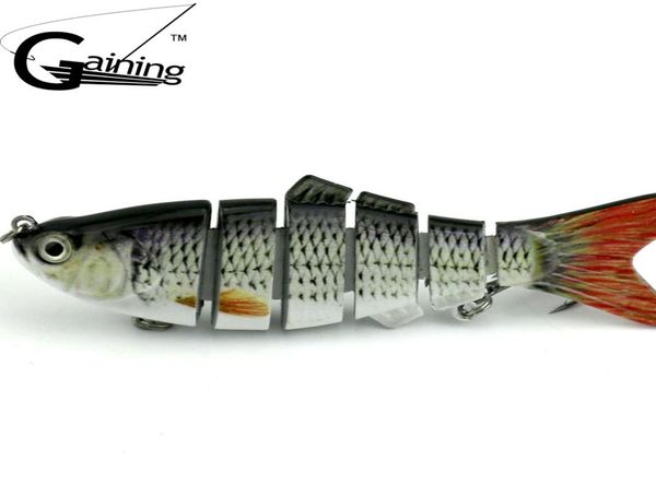 

new 2016 2pclot proberos 6 sections fishing lure 10cm4quot 70oz20g swimbait fishing hard bait good quality hook fishing tackl1368441