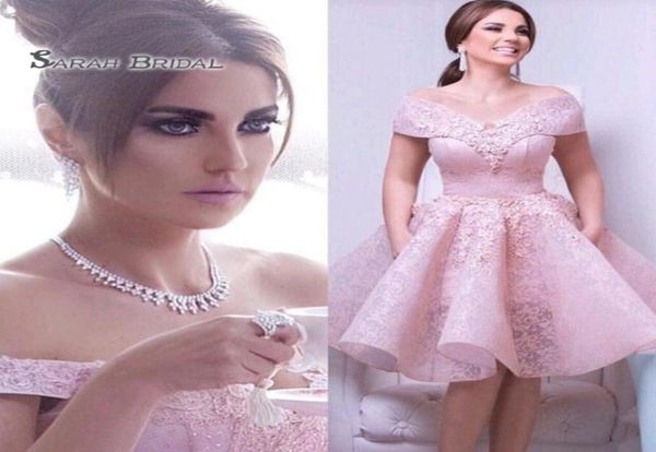 

2020 off shoulder a line homecoming dress sleeveless custom made prom dresses formal party cocktail wear lace knee length7647108, Black