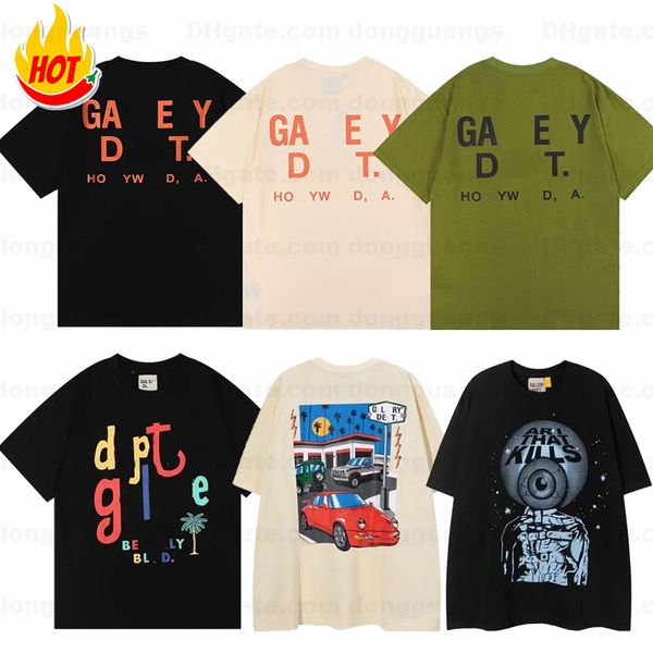 

mens tshirts fashion designer clothing galleryes depts tees tshirt de la galerie classic letter print half sleeve tshirt loose cotton summer, White;black