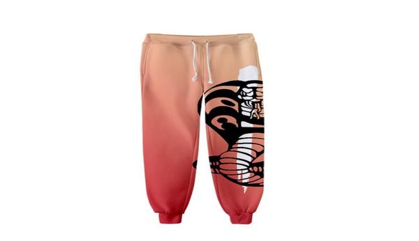 

the karate kid cobra kai sweat pants 3d joggers pants trousers menwomen high street hip hop pantalon homme sweatpants5332942, Black