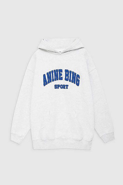 

anines bing designer hoodie minority ab pullover special embroidery anines letter hand embroidery bing fleece women's hooded sweater, Black