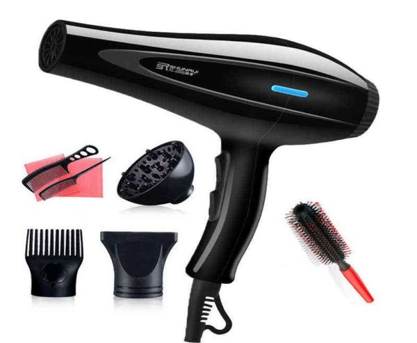 

powerful professional salon hair dryer blow electric hairdryer cold wind with air collecting nozzle d40 21123114850753679850