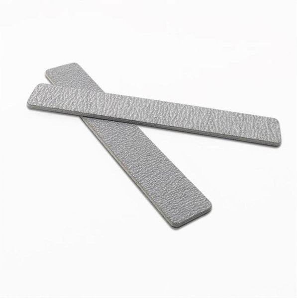 

100pcslot 100180 nail files buffer for nail art rectangular grey sandpaper emery board manicure tools4428850