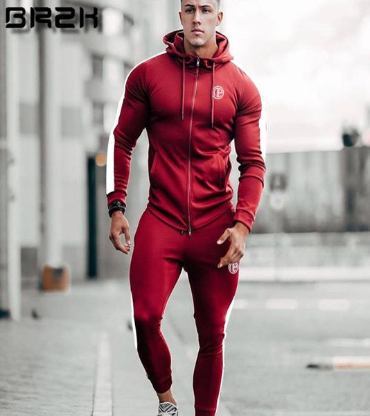 

sporting suits mens fashion tracksuit men trainingspak survetement men039s sportwear suit hoodies tracksuit set male2606004, Gray