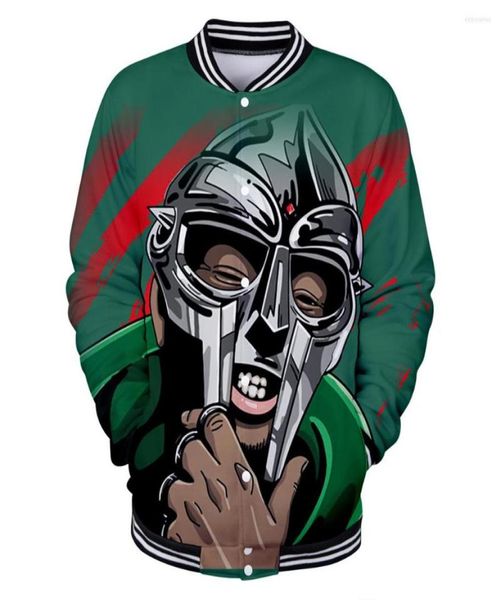 

men039s jackets 3d print mf doom sweatshirt tracksuit baseball womenmen harajuku streetwear 2022 american rapper pants1775639, Black;brown
