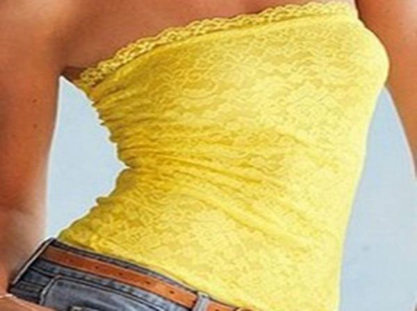 

wholewomen ladies casual boob tube bra crochet lace cami vest tank h348773828, Black;white