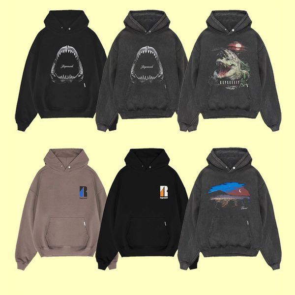 

mens fashion tech fleece designer hoody woman sweatshirts autumn winter casual vintage printing hooded sport hoodies men's xl, Black