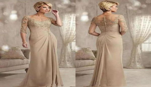 

champagne half sleeves lace mermaid mother of the birde dresses with appliques sweep train chiffon formal evening gowns87500354280838, Black;red