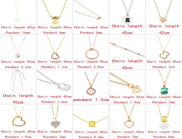 

fahmi 2022 new style 925 sterling silver fashion classic diy cute bear personality ladies fashion necklace whole factory direc3797799