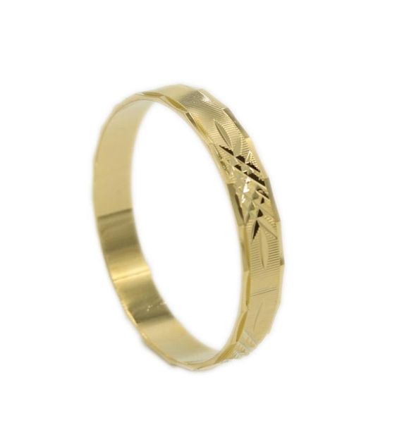 

infant bangle unopen bracelet 18k yellow gold filled lovely engraved baby jewelry diameter 42mm birthday gift8055309, Black