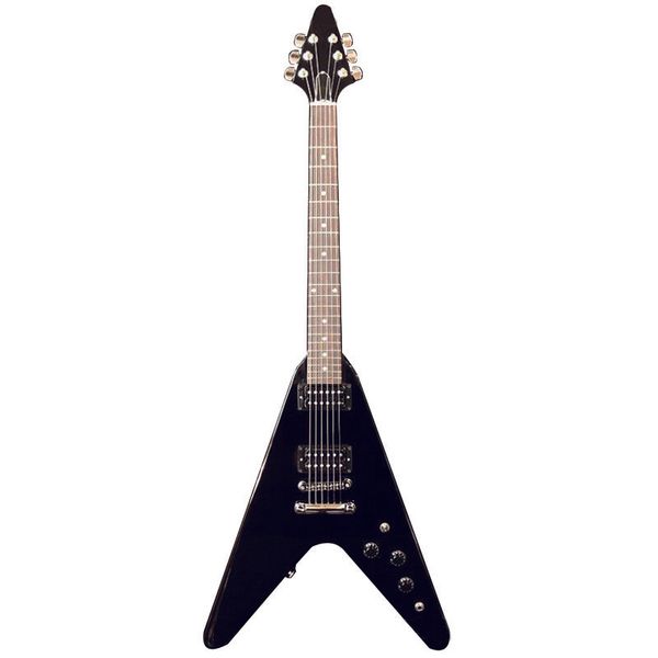 

80s flying v ebony 204730203 2.95kg electric guitar as same of the pictures
