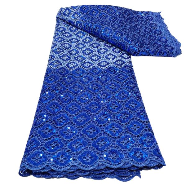 

cord fabric 5 yards sequins water soluble african ladies wedding sequins dress textile sewing craft clothing dentelle women apparel premium, Black;white