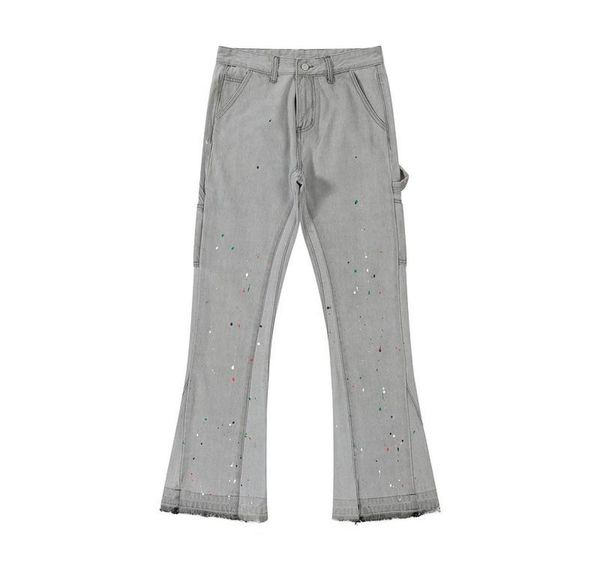 

hip hop oversized jean eukaaru high street straight flare pants men streetwear women loose baggy jeans fashion trousers9475255, Blue