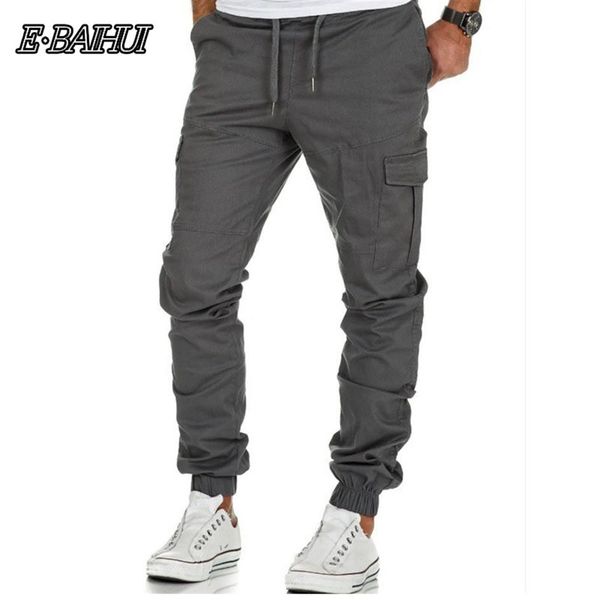 

e-baihui mens pants designer harem trousers sweat pant elastic cuff drop crotch biker joggers men gyms jogger track pants ck05282m, Black