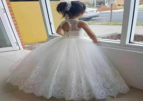 

white flower girl dresses tulle beading appliqued pageant dresses for girls first communion dresses kids3946109, White;blue