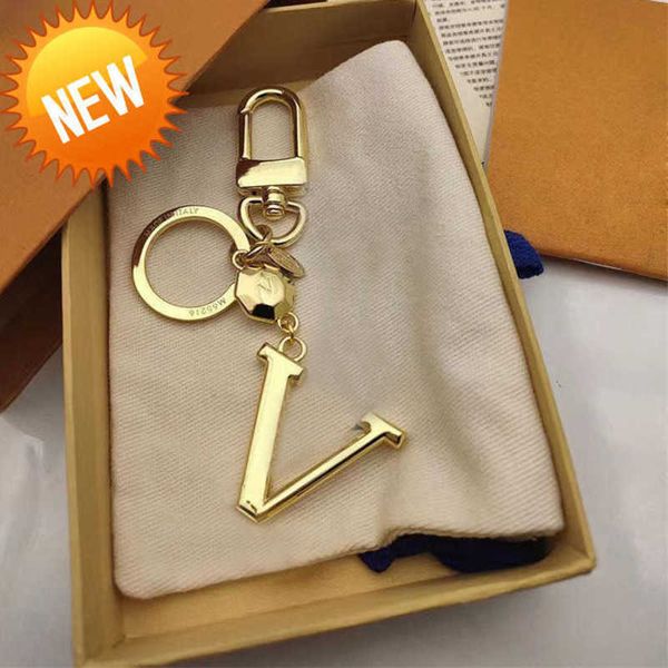 

lanyards gold letter key chains luxury desginers keyrings lovers bag accessories car key holder for men and women gift leisure trend 112ess, Silver