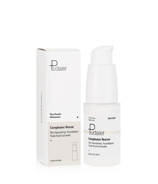 

pudaier waterproof temperature changing color brighten skin liquid foundation base makeup face cover lasting concealer 02568942798