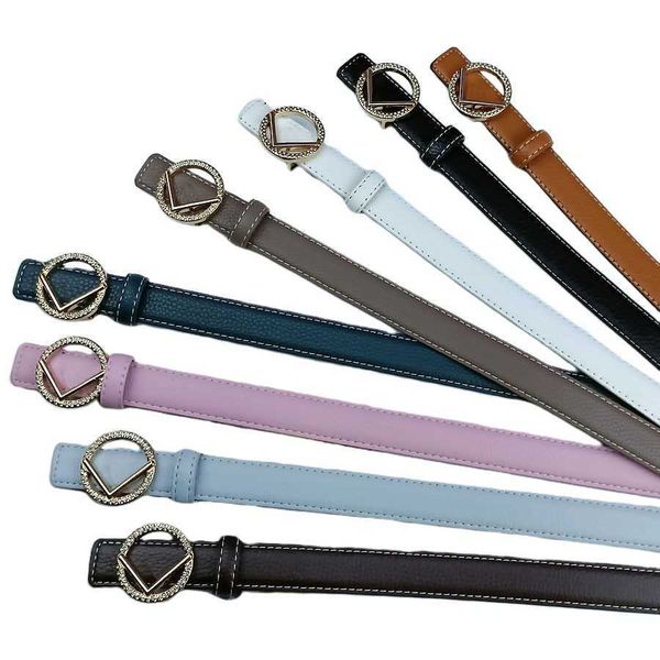 

belt for women genuine leather 2cm width men designer belts f buckle cnosme womens waistband cintura ceintures 9 color, Black;brown