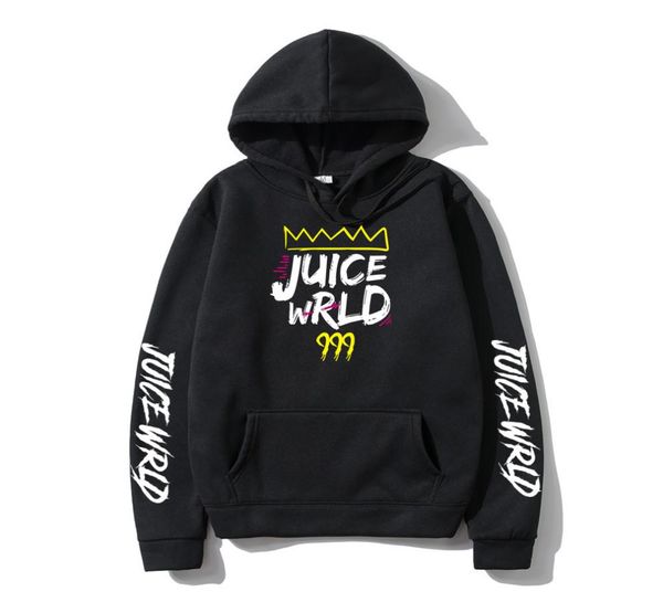

juice wrld hoodies men women sweatshirts autumn winter hooded harajuku hip hop casual hoodie fleece pullovers hoody x1366931, Black