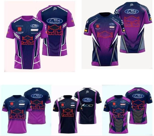 

f1 racing body shirt summer round neck shirt same style customized