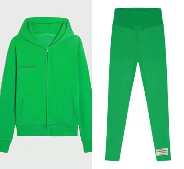 

fashion two piece pants loose hooded jacket leggingsfor men and women21081602208910, White
