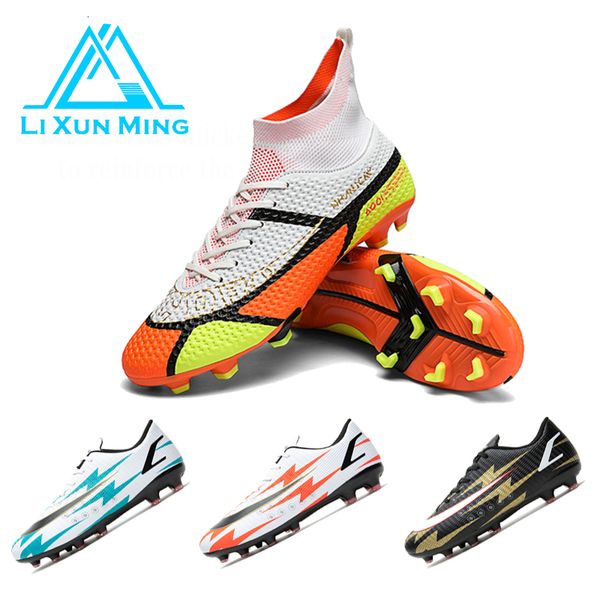 

dress shoes soccer boots for men football boot outdoor nonslip fgtf sport summer training sneakers 230810, Black